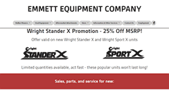 Desktop Screenshot of emmettequipment.com